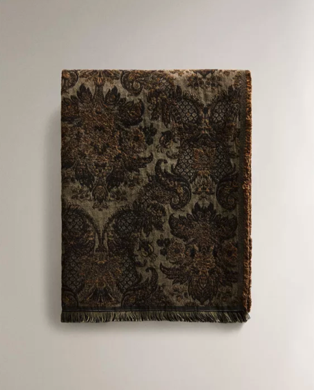 大尺寸古典花紋蓋毯/床罩 