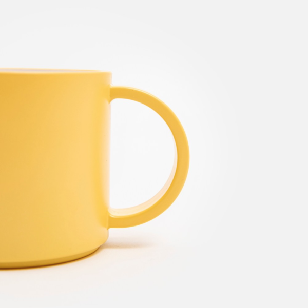 黃色兒童雙把手水杯 