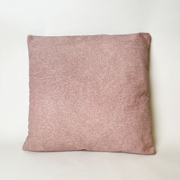粉色平織抱枕 
