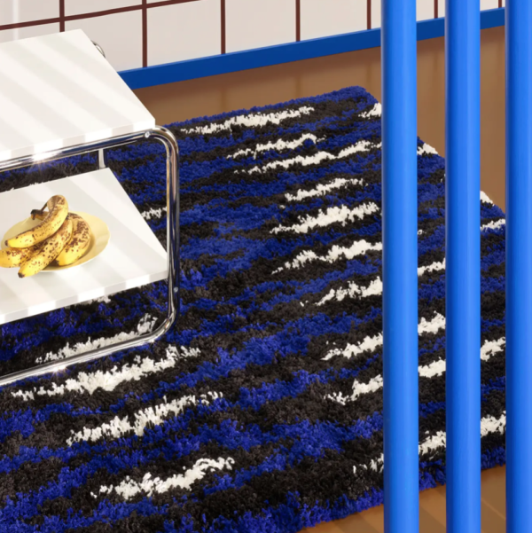 現代圖樣長毛地毯 