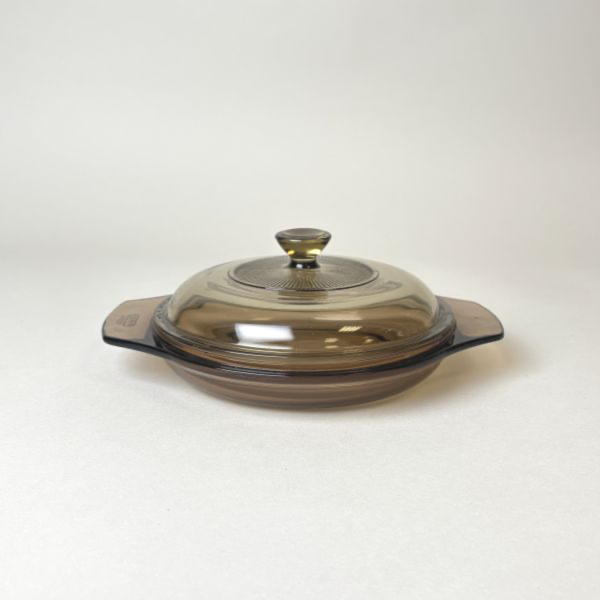 茶色耐熱玻璃鍋 