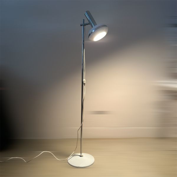 白金屬升降立燈 