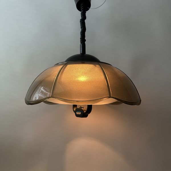 煙燻壓克力伸縮吊燈 