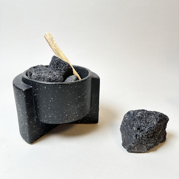 黑色陶瓷火山石擴香套組 