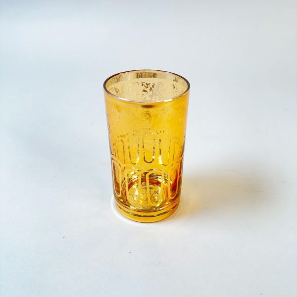 早期金邊玻璃杯 