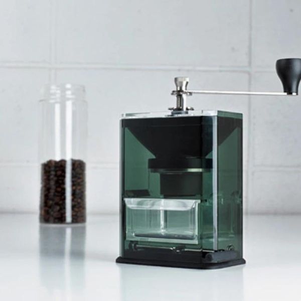 透明手搖磨豆機 