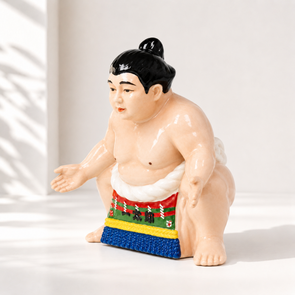 相撲造型陶瓷酒瓶/擺飾 