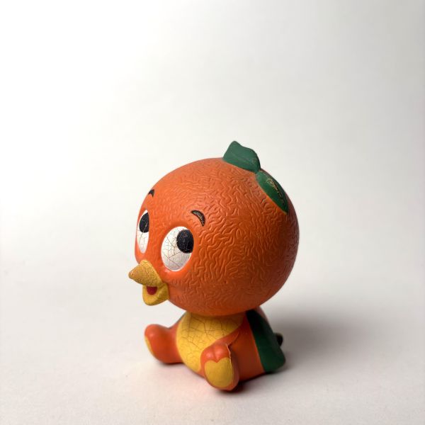 橘子鳥橡膠玩偶 