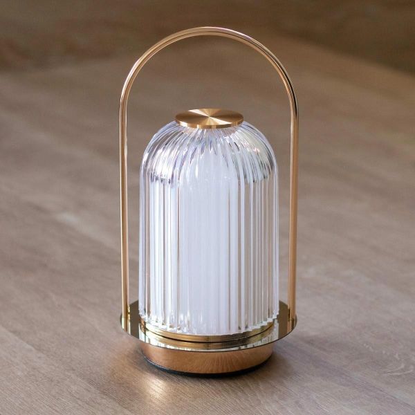 金色拱形LED手提桌燈 