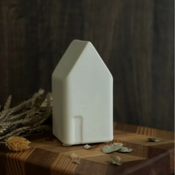 白色陶瓷房子擺飾 