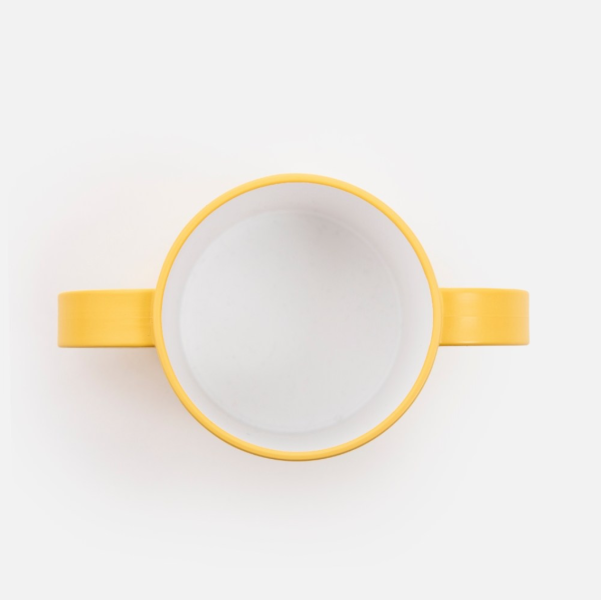 黃色兒童雙把手水杯 