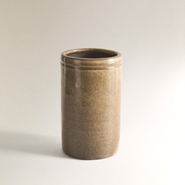 冰裂紋直筒花器 