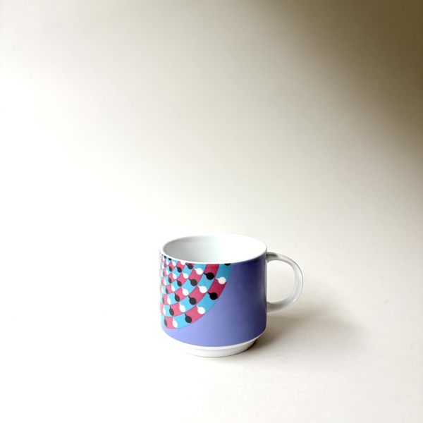 圓點普普風幾何咖啡杯 