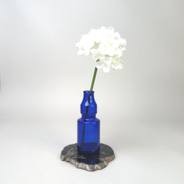 藍色玻璃花瓶 