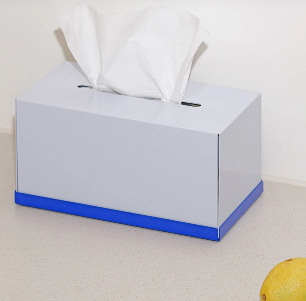 雙色鋼材面紙盒 