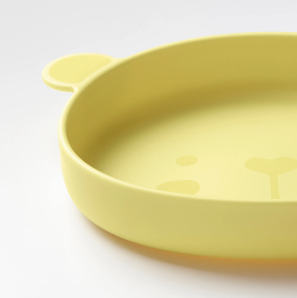 黃色兒童餐盤 