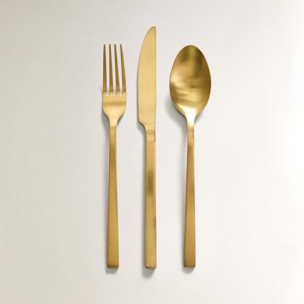 金色不銹鋼三件組 