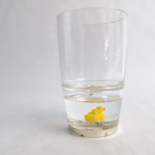 黃色小鴨水杯/筆筒 