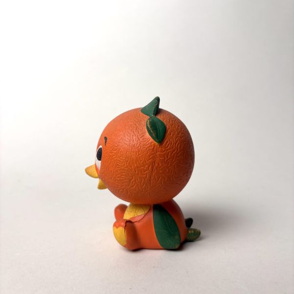 橘子鳥橡膠玩偶 