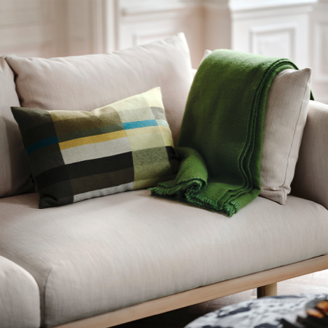 綠色系混色抱枕 