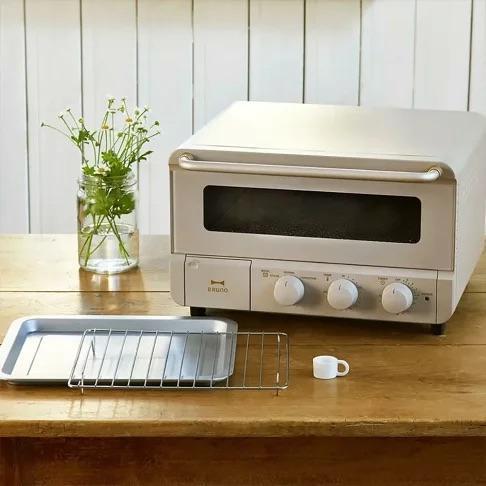 磨砂米杏色烤箱 