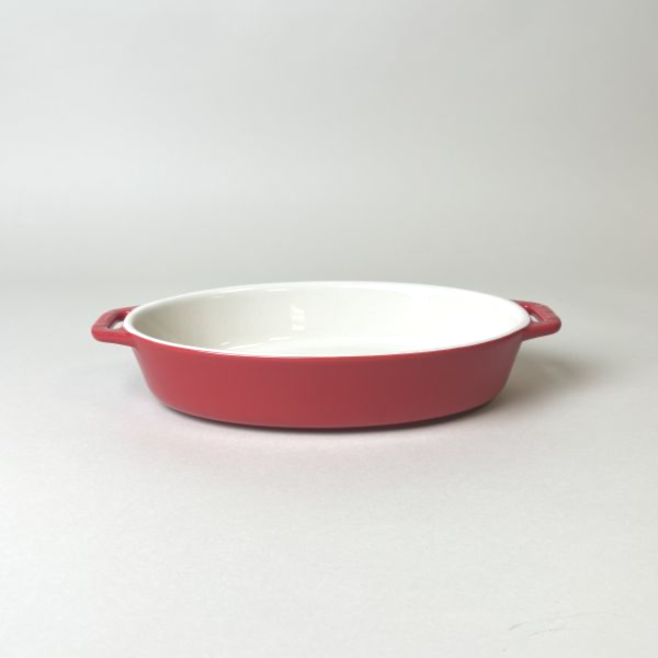 紅色陶瓷烤盤 