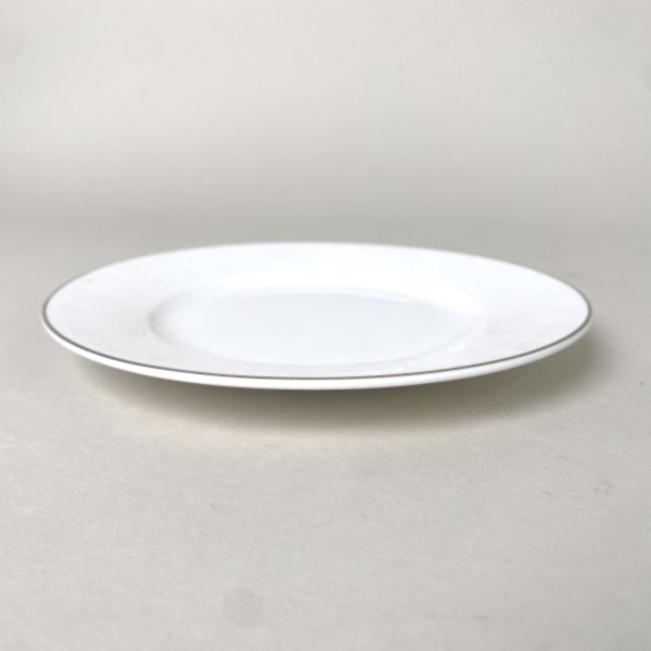 金邊白瓷盤 