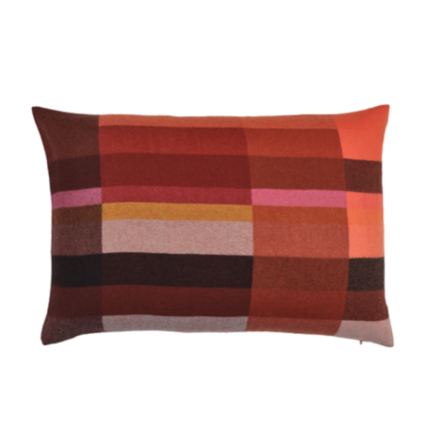 紅色系混色抱枕 