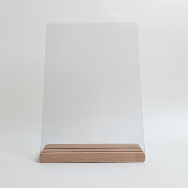 A4木座壓克力展示牌 