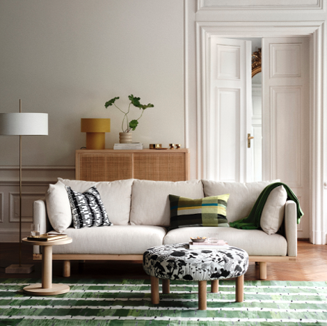 綠色系混色抱枕 