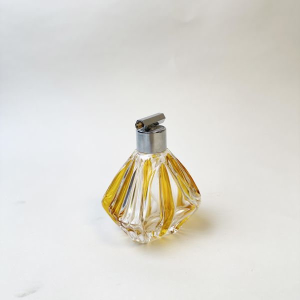 透明黃玻璃香水瓶 
