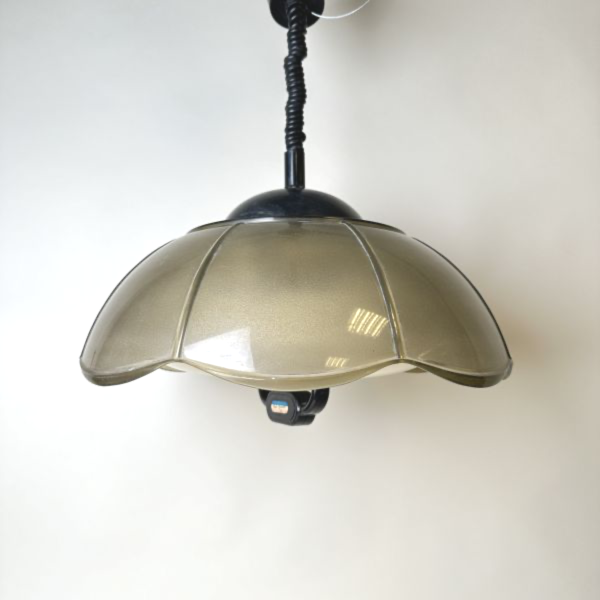 煙燻壓克力伸縮吊燈 