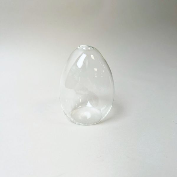 透明不規則玻璃小花瓶 