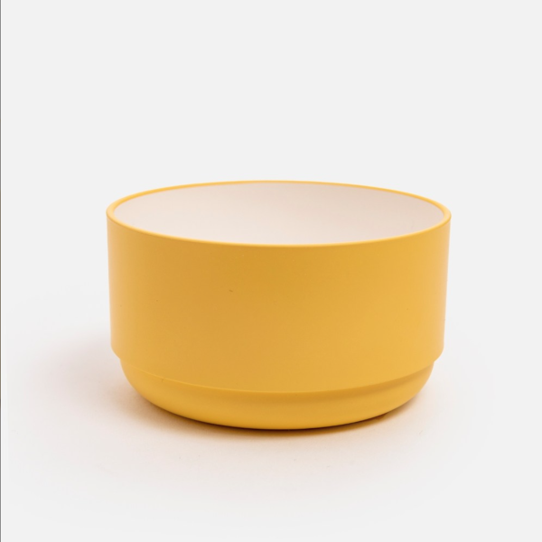 黃色兒童圓型餐碗 