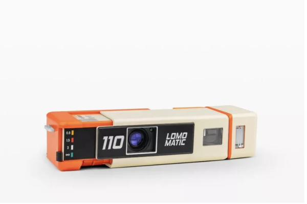 橙米色Lomomatic 110 底片相機 