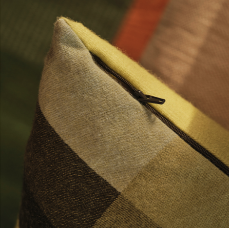 綠色系混色抱枕 