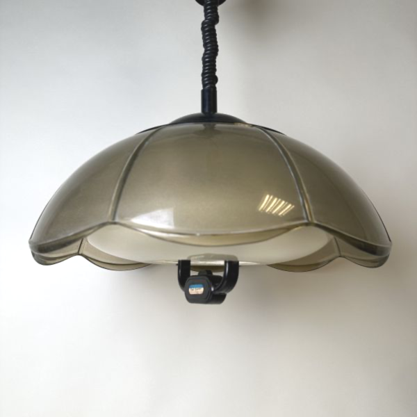 煙燻壓克力伸縮吊燈 