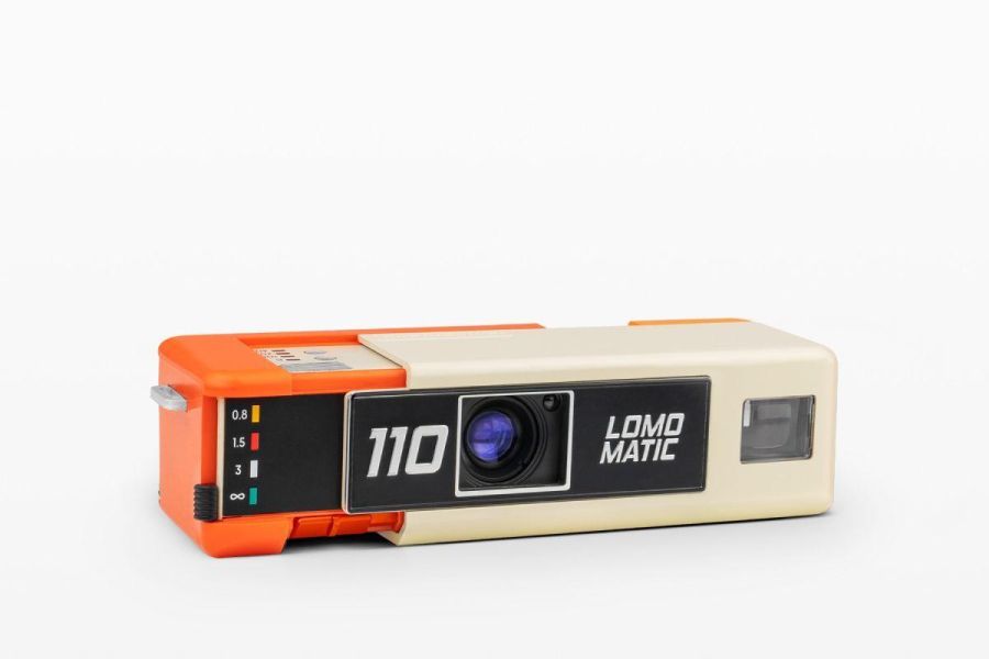橙米色Lomomatic 110 底片相機 