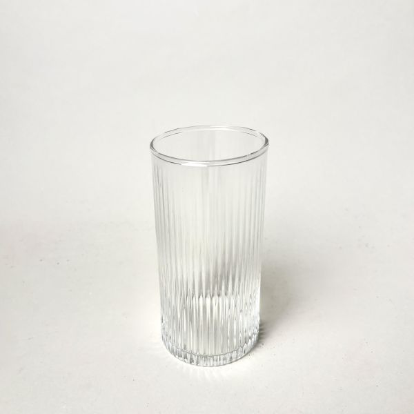透明直紋玻璃杯 