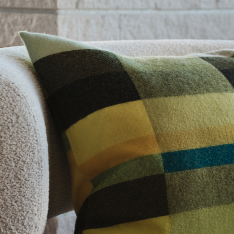 綠色系混色抱枕 