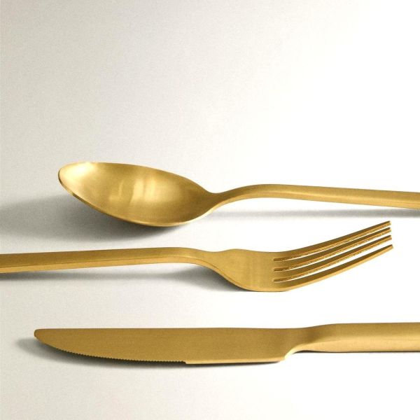 金色不銹鋼三件組 