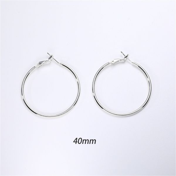 極簡歐美大圓圈耳環 