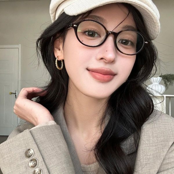 925銀針 復古粗麻花素圈耳扣 