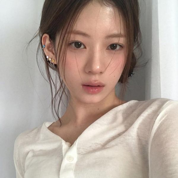 鈦鋼 彩色鋯石單鑽耳扣（單支） 
