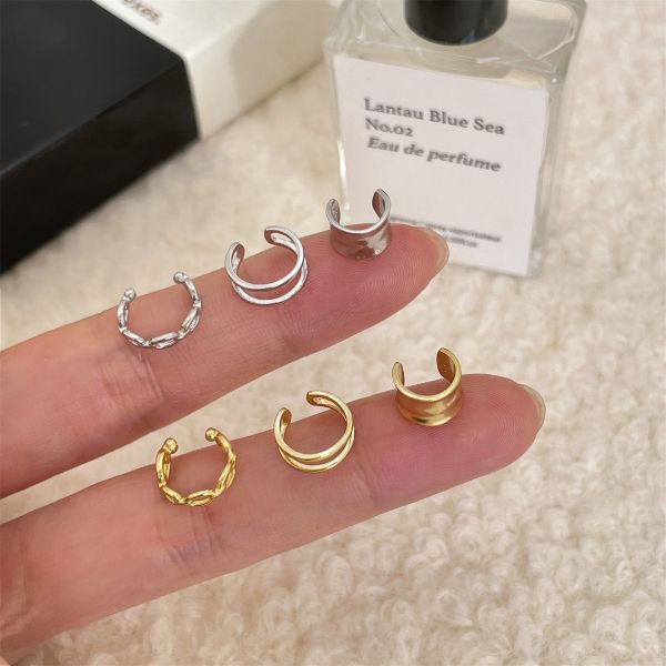 925純銀 經典簡約無耳洞耳骨夾(多款） 