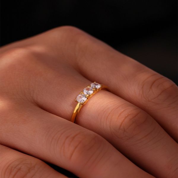 （多款可選）醫療鋼鍍18K金 鋯石戒指系列 