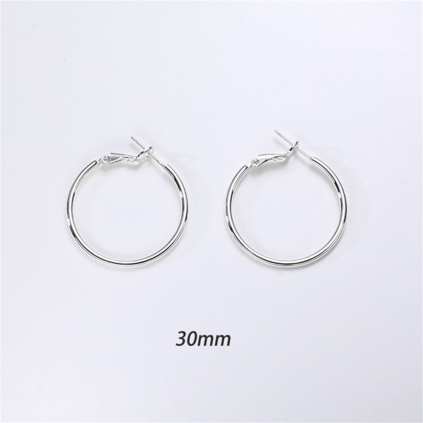 極簡歐美大圓圈耳環 