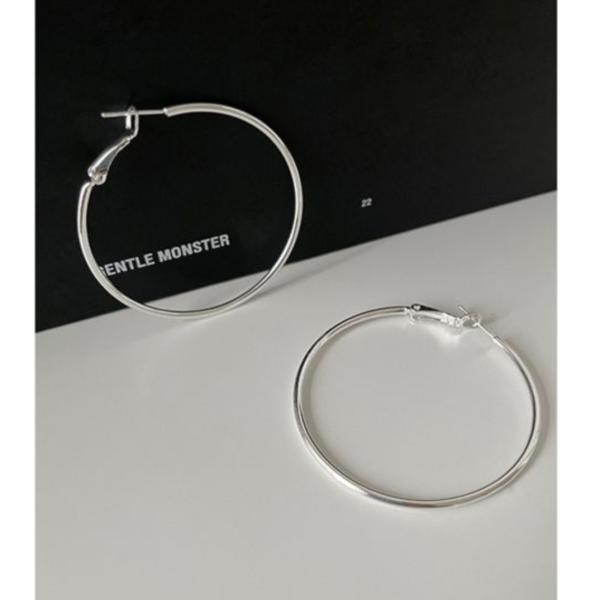 極簡歐美大圓圈耳環 