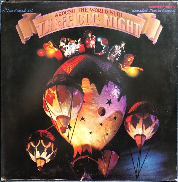 Three Dog Night - Around the World with Three Dog Night 二手老膠2LP 