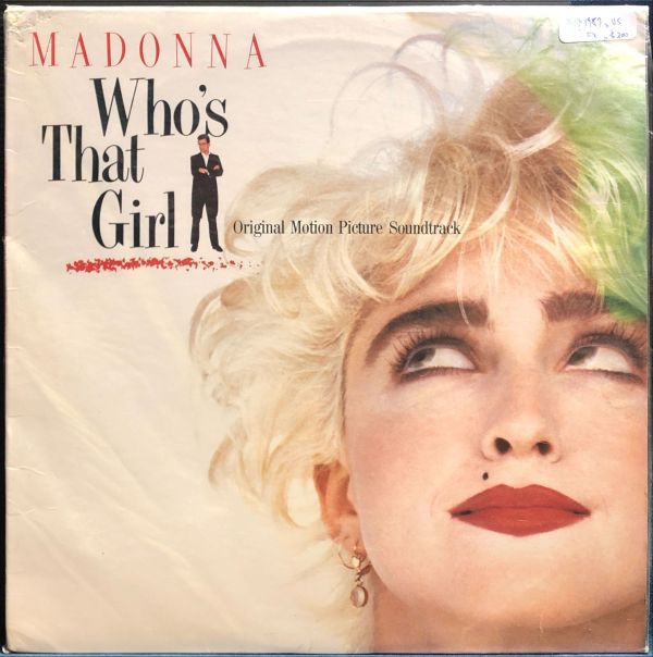 Various - 那女孩是誰（瑪丹娜）電影原聲帶 Who's That Girl (Madonna) Soundtrack 二手老膠1LP 